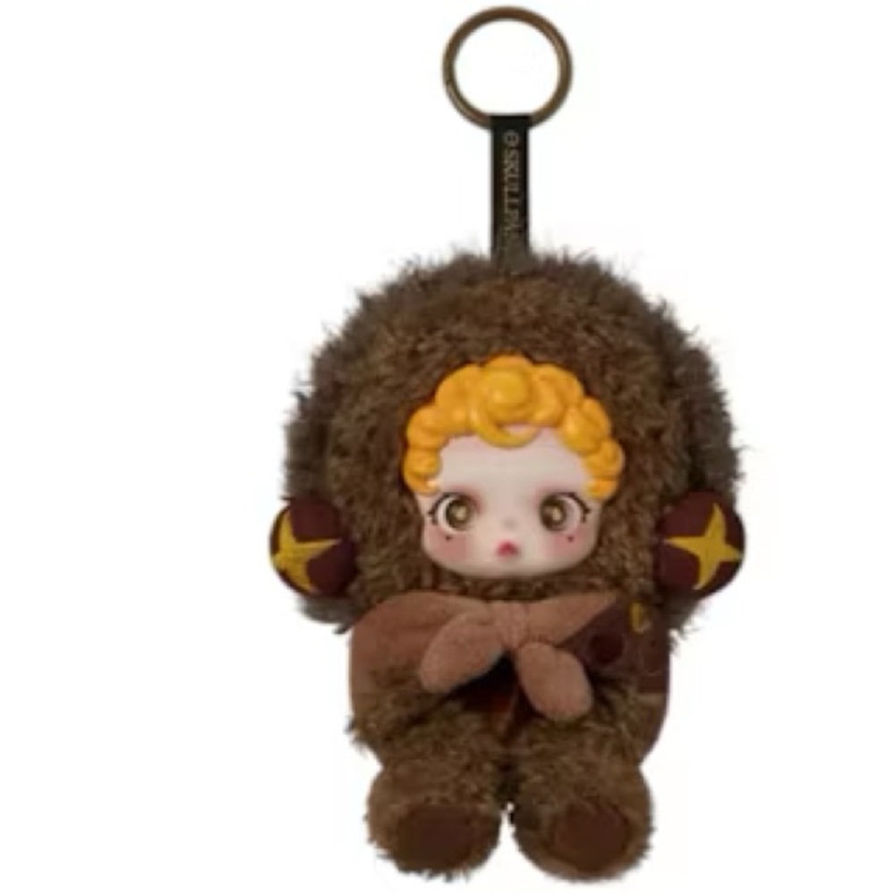 Skullpanda you found me sneaky chestnut plush pendant popmart